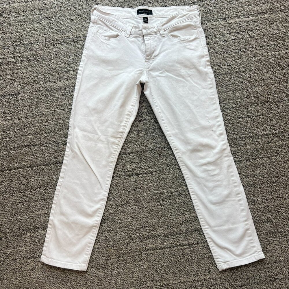 Banana Republic white jeans skinny fit